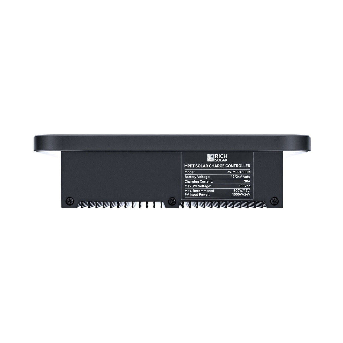 RICH SOLAR BRAVO FLUSH 30 | 30 Amp Flush Mount MPPT Solar Charge Controller | Premium 30A 12V/24V MPPT Flush Mount Solar Controller for RVs, Trailers, Campers, Vans, Boats, Off-Grid | #1 Flush Mount MPPT Solar Controller MPPT Charge Controllers RICH SOLAR