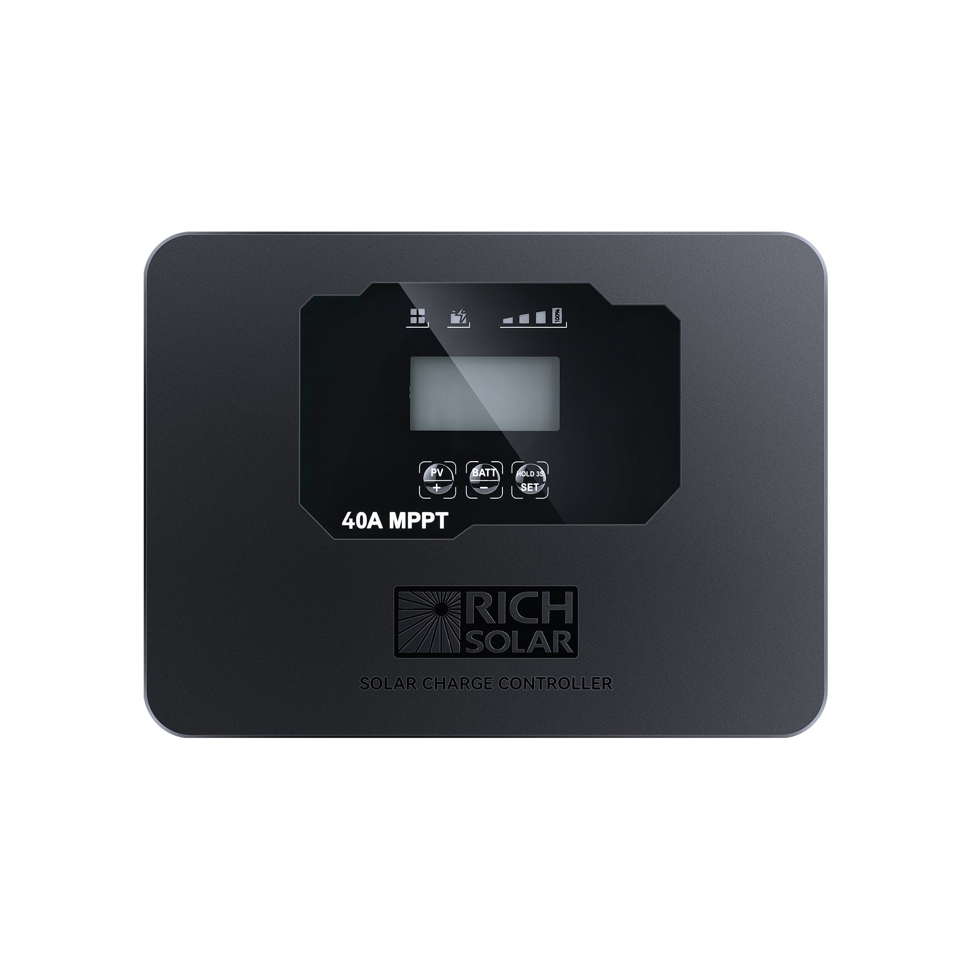 RICH SOLAR BRAVO FLUSH 40 | 40 Amp Flush Mount MPPT Solar Charge Controller | Premium 40A 12V/24V PWM Flush Mount Solar Controller for RVs, Trailers, Campers, Vans, Boats, Off-Grid | #1 Flush Mount MPPT Solar Controller MPPT Charge Controllers RICH SOLAR