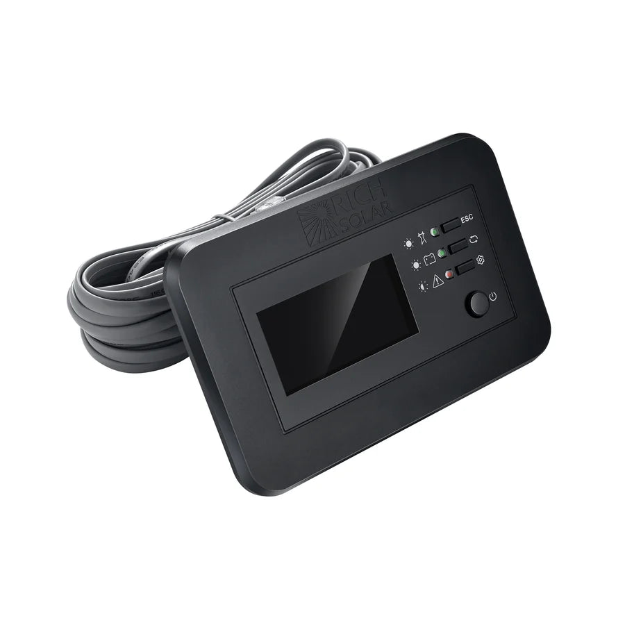 Rich Solar Inverter Remote Controller with LCD | Wall-Mount Meter for NOVA SWITCH & SUPERCHARGER
