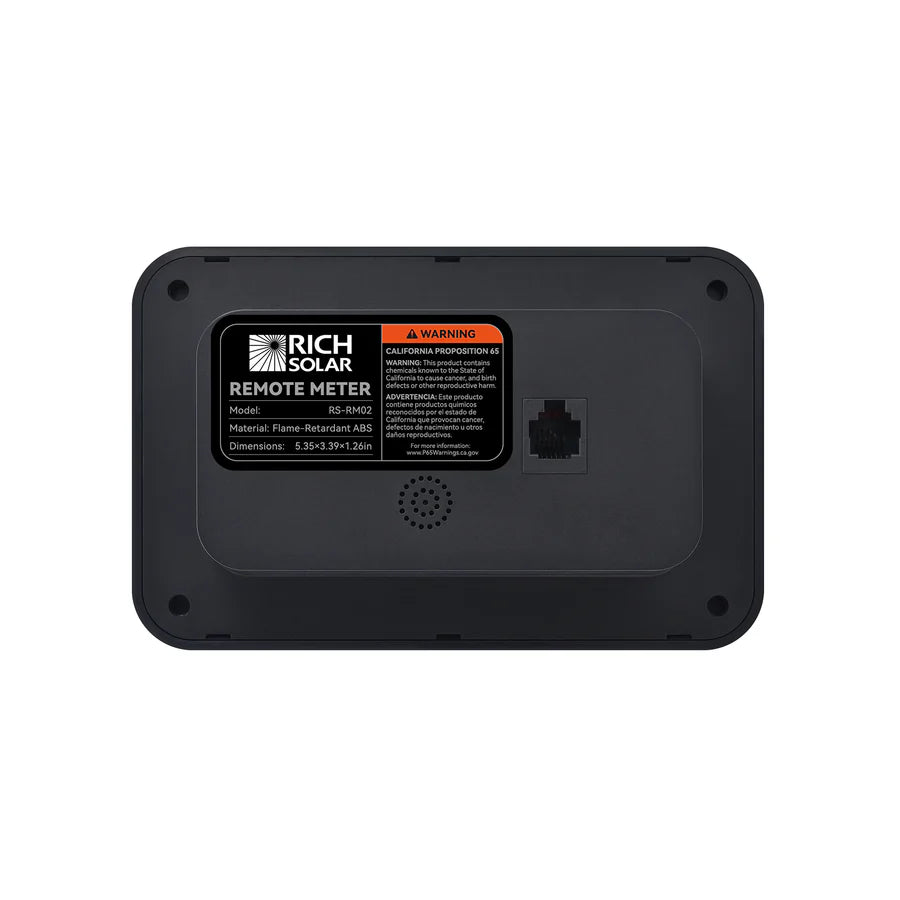 Rich Solar Inverter Remote Controller with LCD | Wall-Mount Meter for NOVA SWITCH & SUPERCHARGER