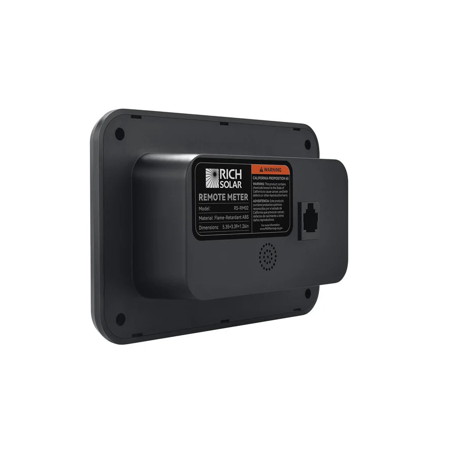 Rich Solar Inverter Remote Controller with LCD | Wall-Mount Meter for NOVA SWITCH & SUPERCHARGER