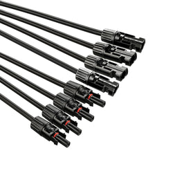 RICH SOLAR Y Branch Parallel Adapters 4-to-1 | 4-to-1 Weatherproof Parallel Adapters for Solar Panels | Easy to Install Connectors RICH SOLAR