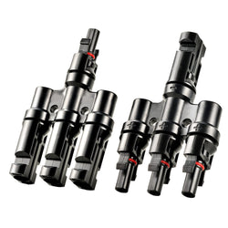 RICH SOLAR Y Branch Parallel Connectors 3-to-1 | 3-to-1 Weatherproof Parallel Connectors for Solar Panels | Easy Install Wire Terminals & Connectors RICH SOLAR