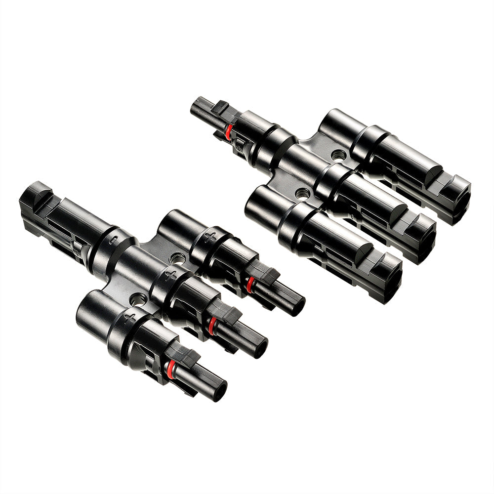 RICH SOLAR | Y Branch Parallel Connectors 3-to-1 | Weatherproof Parallel Connectors for Solar Panels | Easy Install Wire Terminals & Connectors Rich Solar