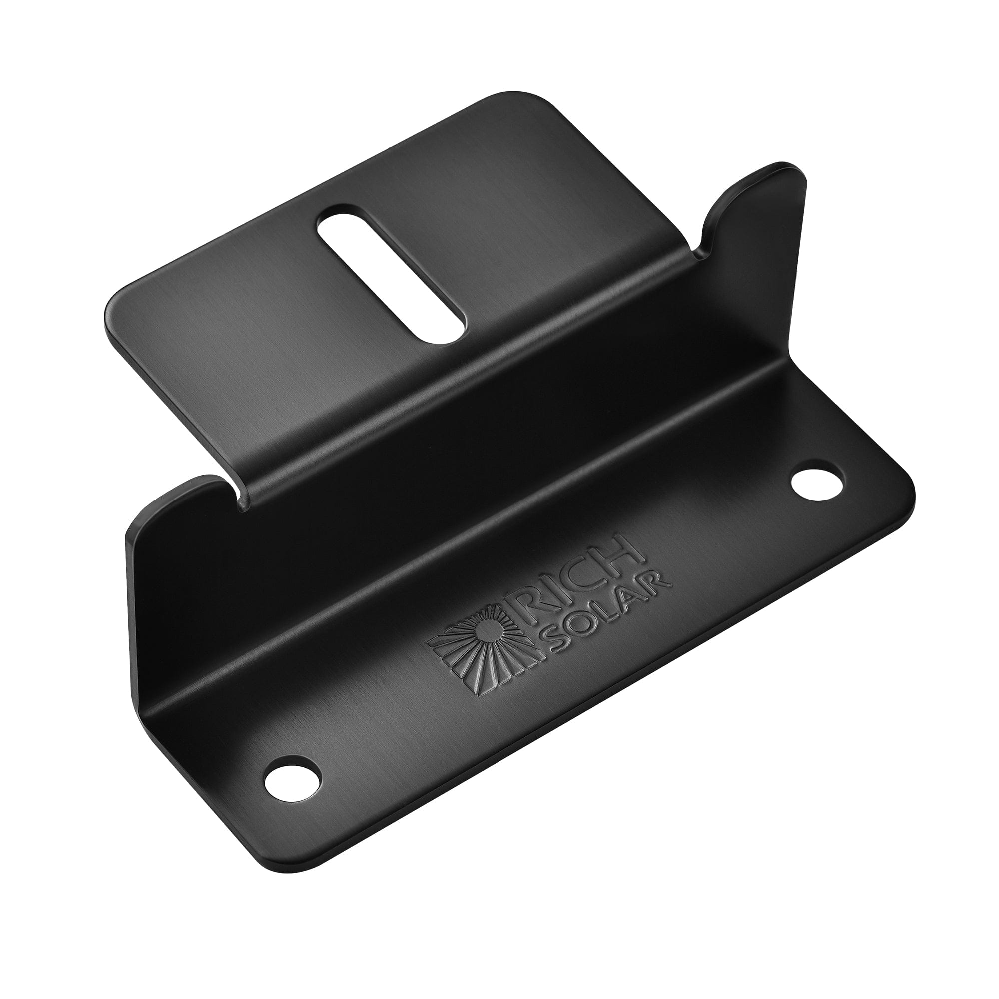 RICH SOLAR | Z-Brackets | Mounting Hardware Z-Brackets with Screws | Designed for RICH SOLAR MEGA Series Solar Panels | Easy to Install Mounts RICH SOLAR 1 1/4" Black