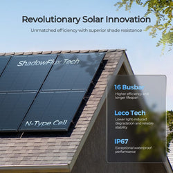 Renogy 120W ShadowFlux Anti-Shading N-Type Solar Panel Solar Panels Renogy