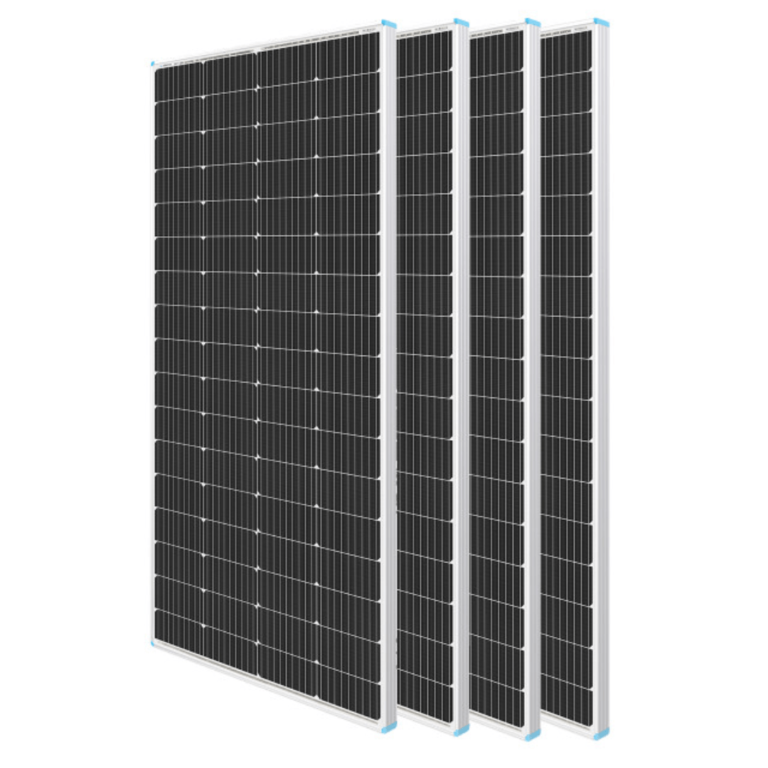 Renogy 200 Watt 12 Volt Monocrystalline Solar Panel Solar Panels Renogy 200W Solar Panel x 4