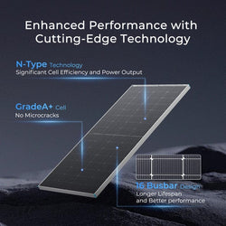 Renogy 250 Watt 16BB N-Type Bifacial Solar Panel Solar Panels Renogy