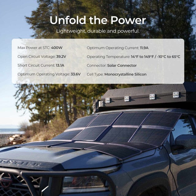 RSP400SB02 400W solar panel on car