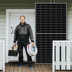 Renogy Bifacial 550 Watt Monocrystalline Solar Panel Solar Panels Renogy