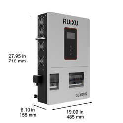 RUiXU Single/Split-Phase Off-Grid Inverter | SUNON12 | 12kW | UL1741