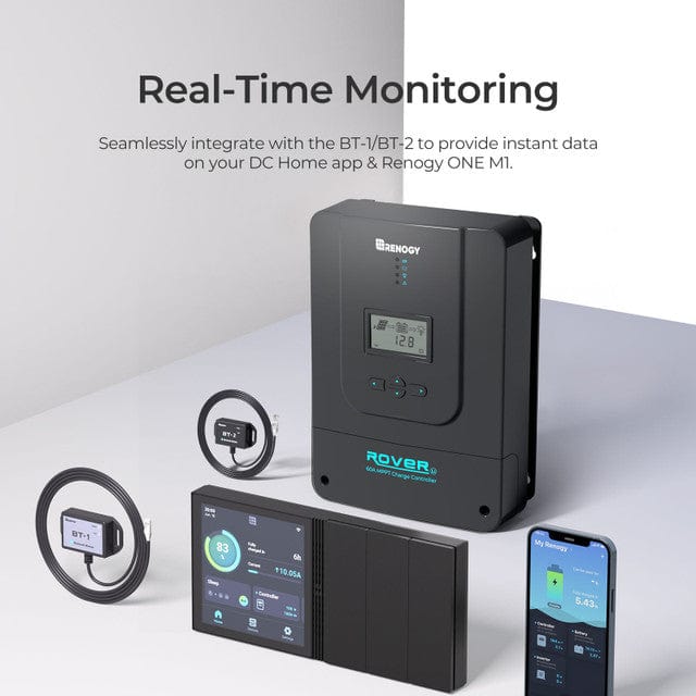Renogy Rover 60 Amp MPPT Solar Charge Controller Solar Charge Controllers Renogy