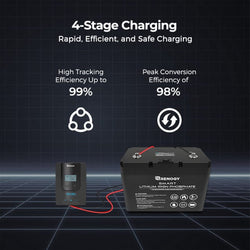 Renogy Rover Li 20 Amp MPPT Solar Charge Controller with Bluetooth Module Solar Charge Controllers Renogy