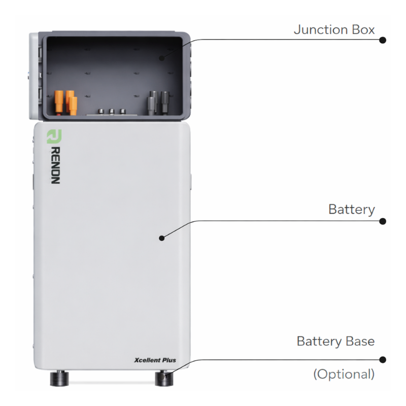 Renon Power 16kWh, 48 Volt Wall Mount Lithium Battery