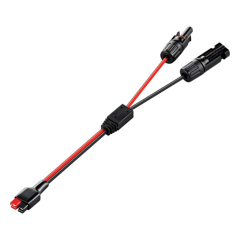 RICH SOLAR Anderson Adapter to Solar Connectors | Anderson to Solar Connector Adapter | Red and Black Anderson to PV Panel Connection | Easy Install Connectors RICH SOLAR