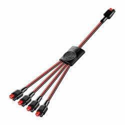 RICH SOLAR Anderson Parallel Adapters | Y-Branch Parallel Anderson Adapters | Choose Your Connection Size: 2-to-1, 3-to-1, 4-to-1 Connectors RICH SOLAR 4 to 1
