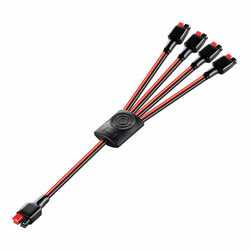RICH SOLAR Anderson Parallel Adapters | Y-Branch Parallel Anderson Adapters | Choose Your Connection Size: 2-to-1, 3-to-1, 4-to-1 Connectors RICH SOLAR