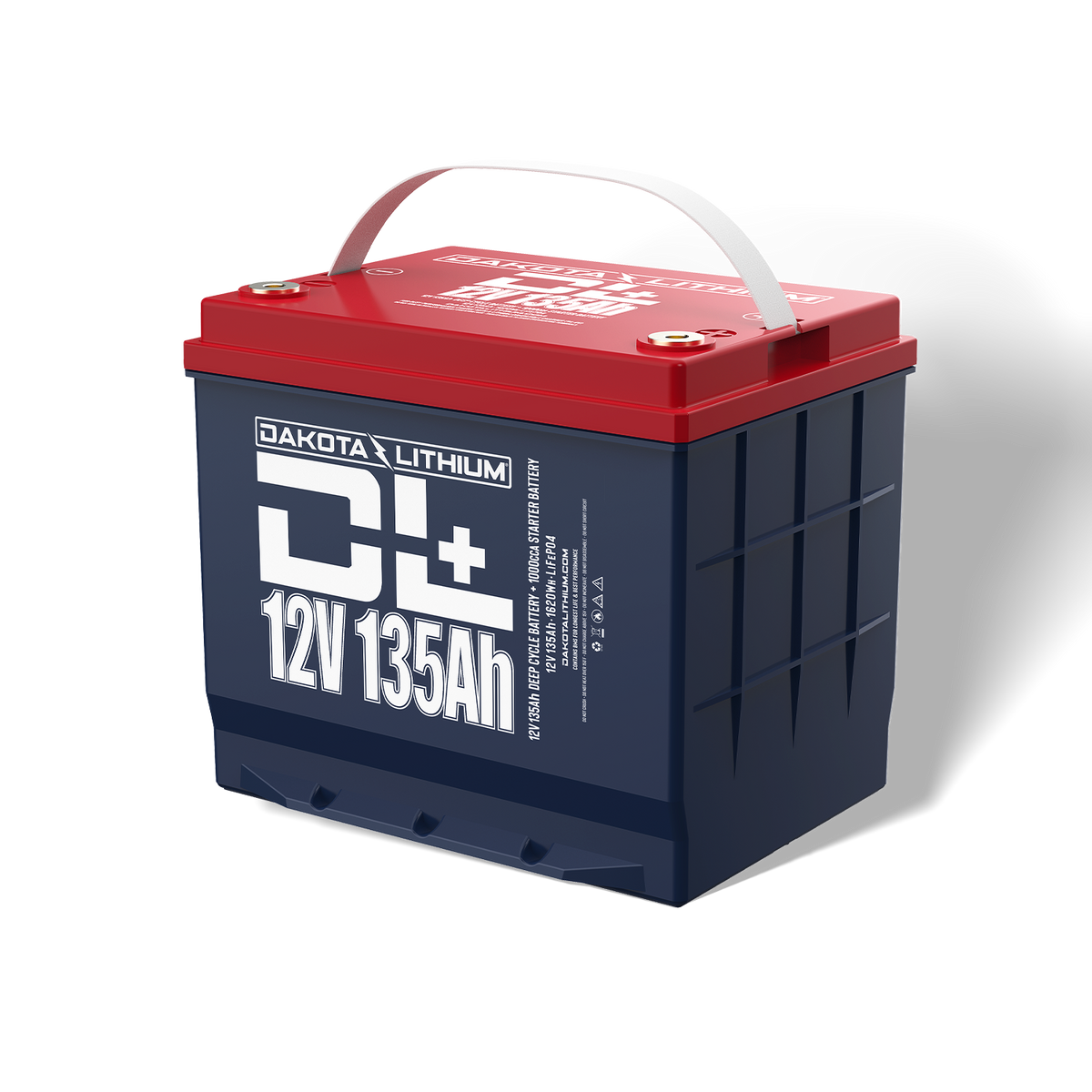 Dakota Lithium+ 12V 135Ah Dual Purpose 1000CCA LiFePO4 Battery