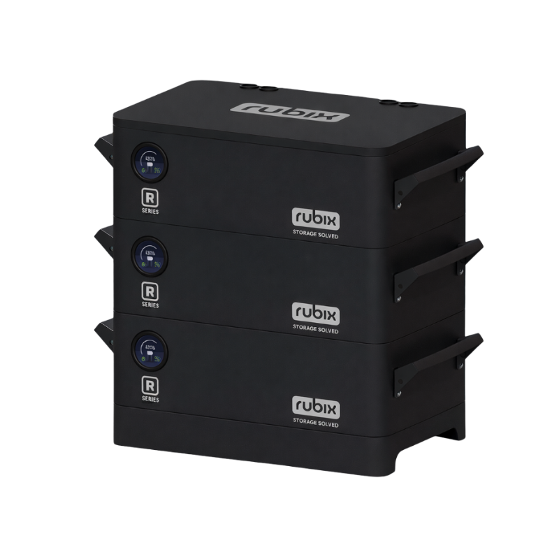 Rubix Battery 24 Volt 560 AH, R-Series, Lithium Battery - Black