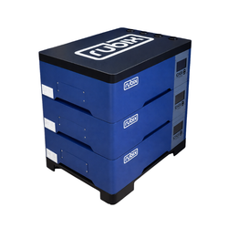 Rubix Battery 48 Volt 100 AH, Giga Stack Series, Lithium Battery - Blue