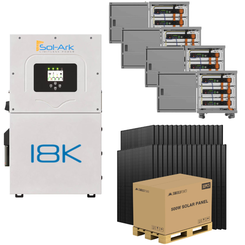 Sol-Ark Pytes Pro 18K Solar Kit