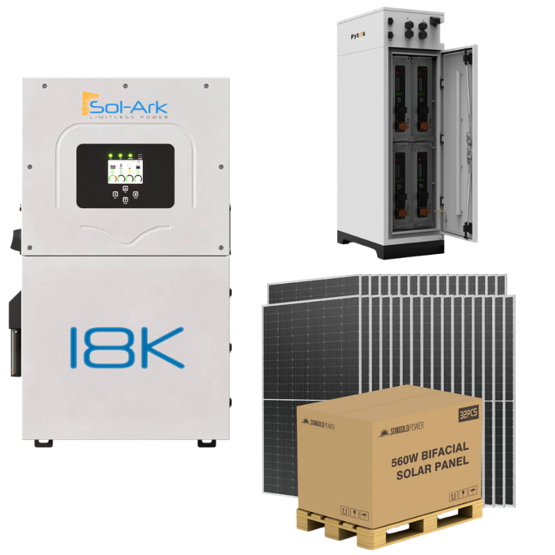 Sol-Ark Pytes Pro 18K Solar Kit
