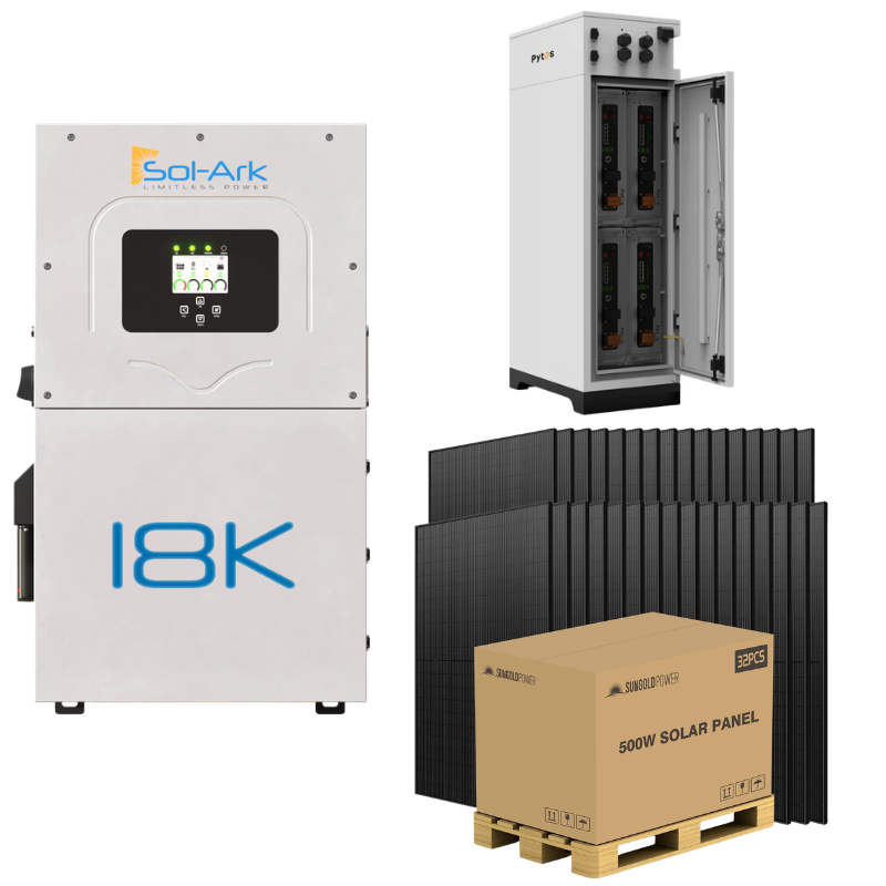 Sol-Ark Pytes Pro 18K Solar Kit