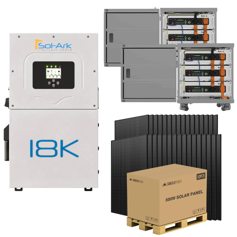 Sol-Ark Pytes Pro 18K Solar Kit