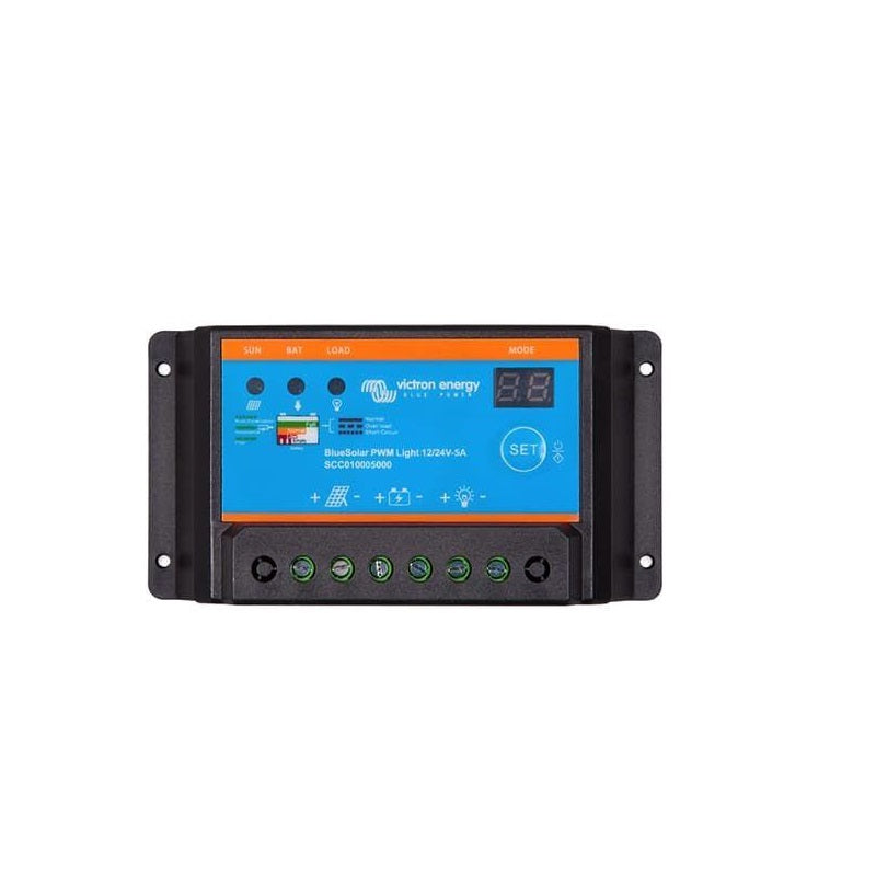 Victron BlueSolar PWM-Light Charge Controller 12/24V 20A – SCC010020020 Storage Solutions Victron Energy
