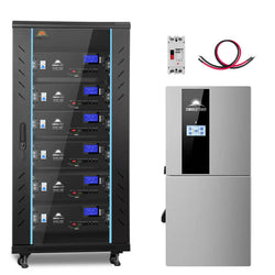 SunGold Power Hybrid Solar Kit 11.4KW 48V Split Phase 30.72KWH Lithium Battery 28 X 450 Watt Solar Panel