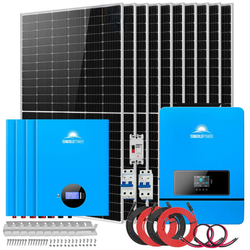 SunGold Power 10kW Off-Grid Solar Kit, 5.5kW Solar, 20.48kWh Battery | 120/240V | SGM-10K20