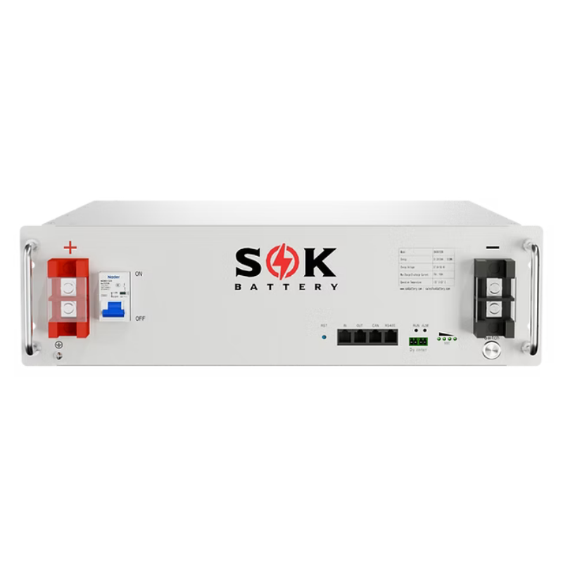 SOK Battery 48V100Ah Server Rack LiFePO4 Battery