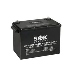 SOK Battery 12V 100Ah LiFePO4 Marine Grade Battery Batteries SOK Battery