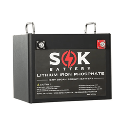 SOK Battery 12V 280Ah LiFePO4 Battery With Built-in Heater And Bluetooth Batteries SOK Battery
