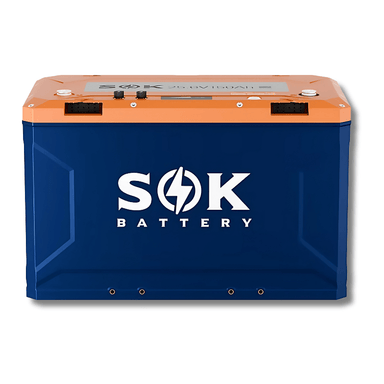 SOK Battery 24V 150AH, PLASTIC BOX, with Blutooth, Heater PAD, Victron/NMEA 2000 Communication Battery SOK Battery