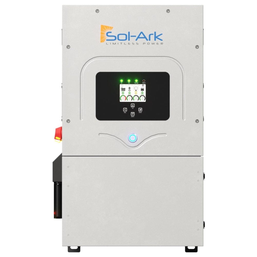 Sol-Ark 12K 120/240/208V 48V [All-In-One] Pre-Wired Hybrid Solar Inverter (EMP Hardened) | 10 Year Warranty Hybrid Inverters Sol-Ark