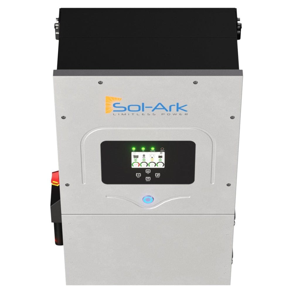 Sol-Ark 12K 120/240/208V 48V [All-In-One] Pre-Wired Hybrid Solar Inverter (EMP Hardened) | 10 Year Warranty Hybrid Inverters Sol-Ark
