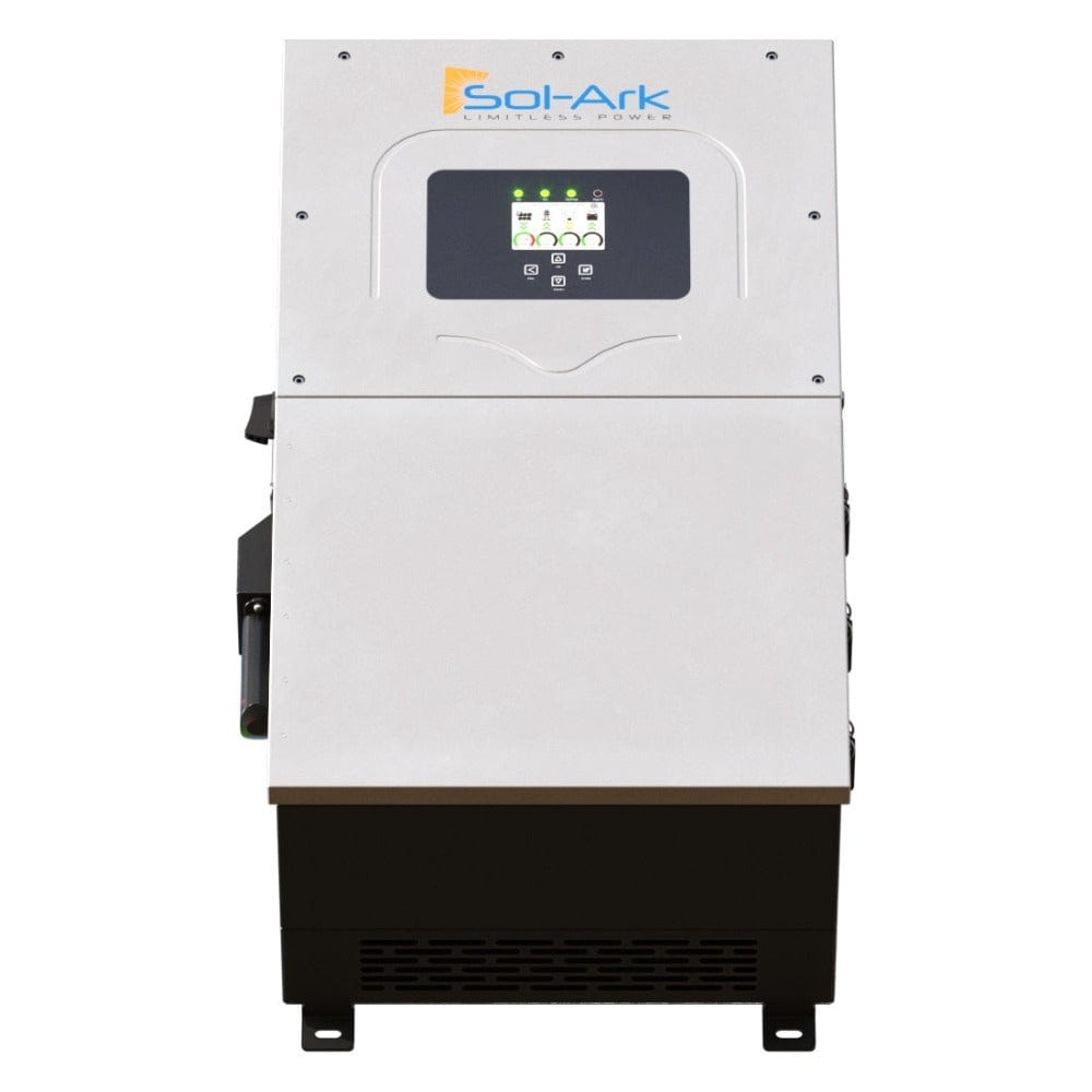 Sol-Ark 15K 120/240/208V 48V [All-In-One] Pre-Wired Hybrid Solar Inverter | 10 Year Warranty Hybrid Inverters Sol-Ark