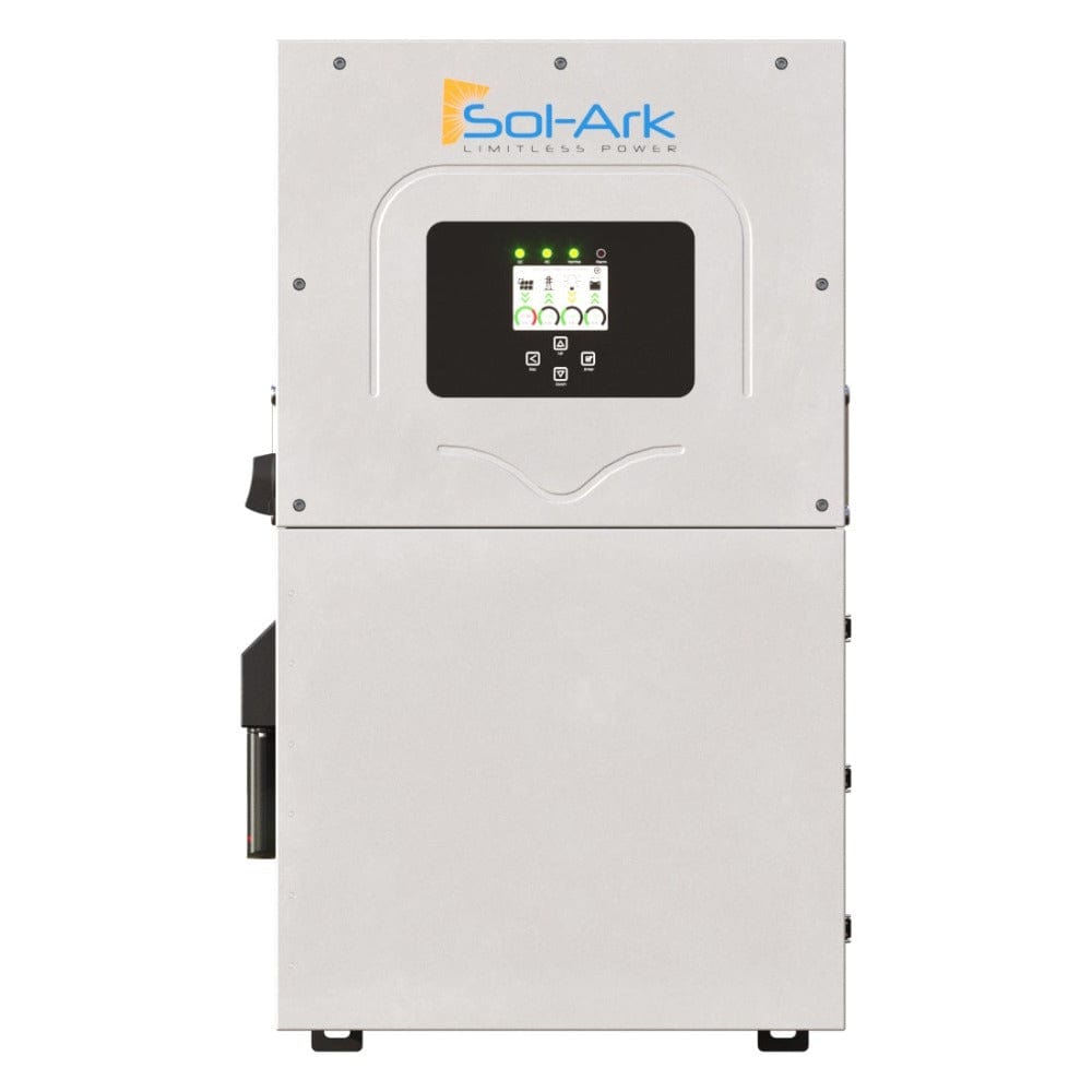 Sol-Ark 15K 120/240/208V 48V [All-In-One] Pre-Wired Hybrid Solar Inverter | 10 Year Warranty Hybrid Inverters Sol-Ark