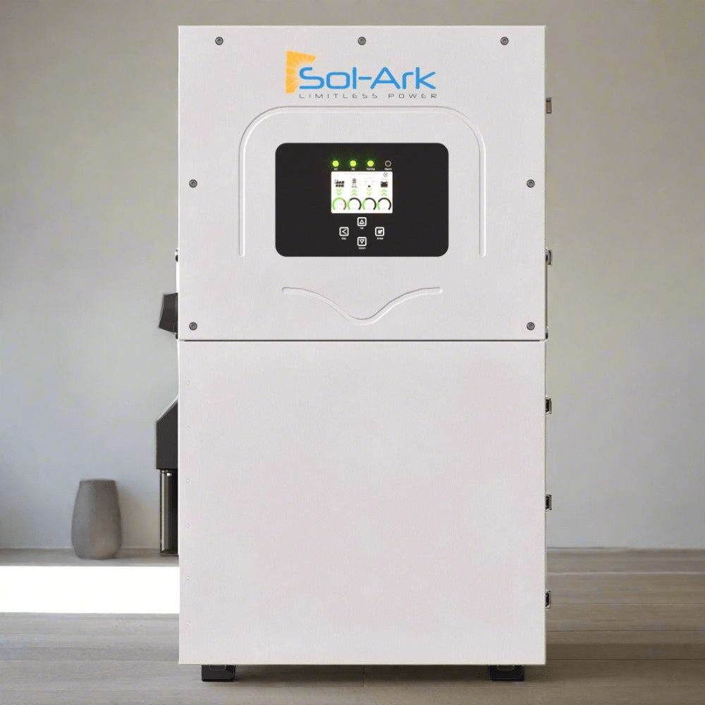 Sol-Ark 15K 120/240/208V 48V [All-In-One] Pre-Wired Hybrid Solar Inverter | 10 Year Warranty Hybrid Inverters Sol-Ark