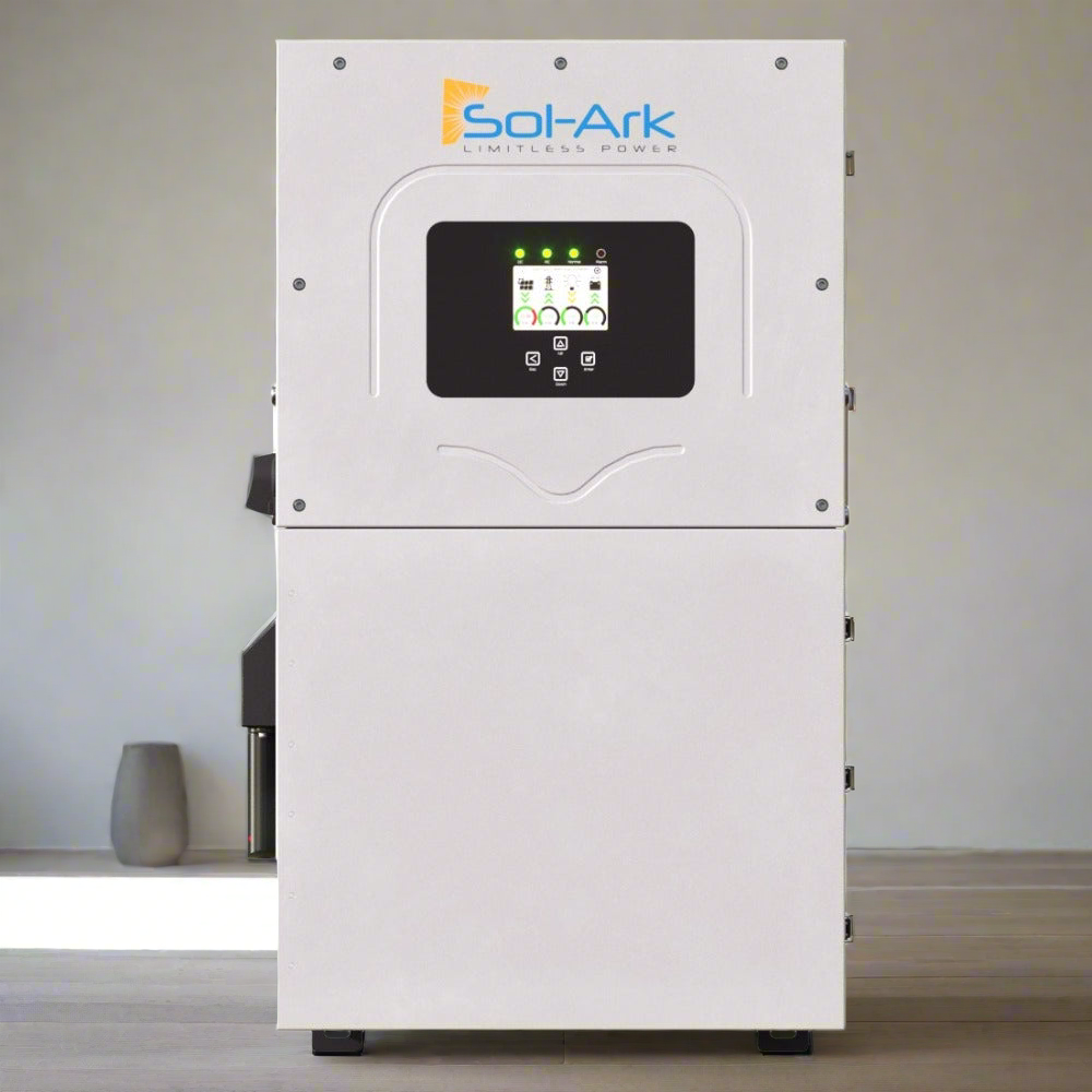 Sol-Ark 15K 120/240/208V 48V [All-In-One] Pre-Wired Hybrid Solar Inverter | 10 Year Warranty