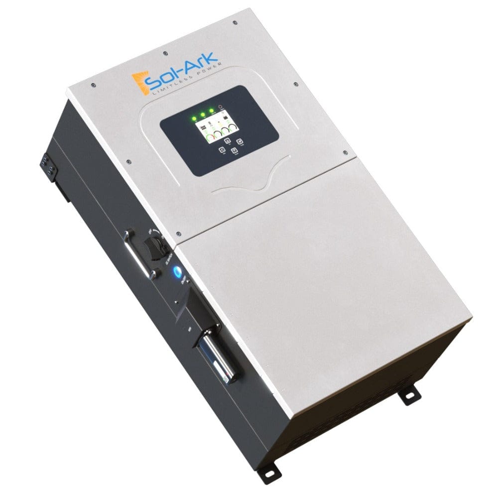 Sol-Ark 15K 120/240/208V 48V [All-In-One] Pre-Wired Hybrid Solar Inverter | 10 Year Warranty Hybrid Inverters Sol-Ark