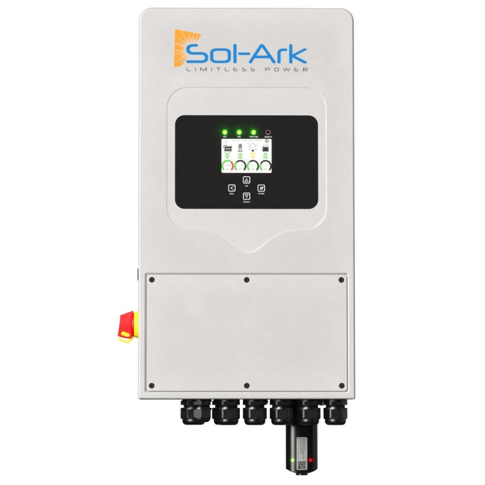 SOL-ARK 5K Or 8K-1P Hybrid Inverter Front View