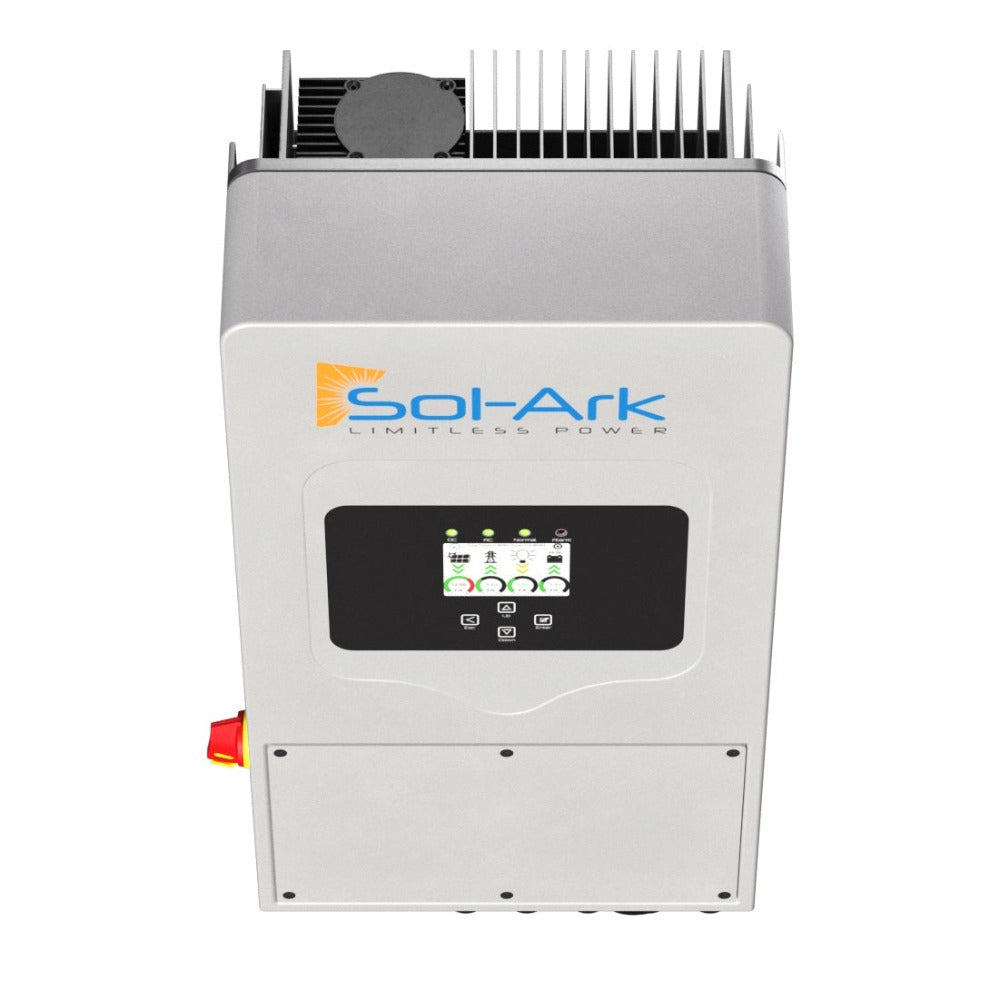 SOL-ARK 5K Or 8K-1P Hybrid Inverter Top View