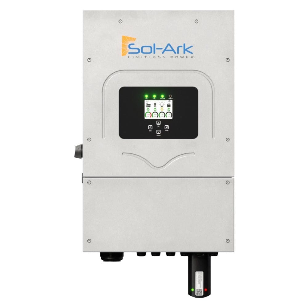 Sol-Ark 8K 120/240/208V 48V [All-In-One] Hybrid Solar Inverter | 10 Year Warranty Hybrid Inverters Sol-Ark