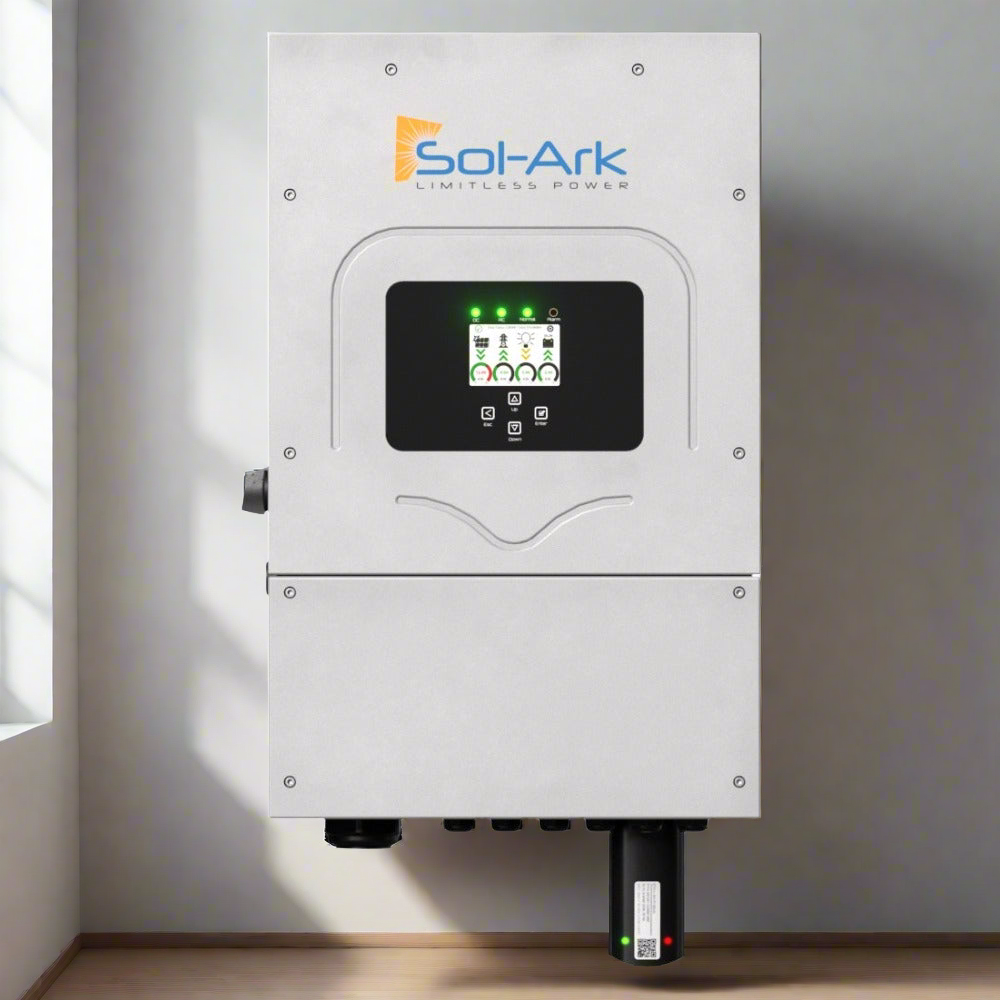 Sol-Ark 8K 120/240/208V 48V [All-In-One] Hybrid Solar Inverter (EMP Hardened) | 10 Year Warranty