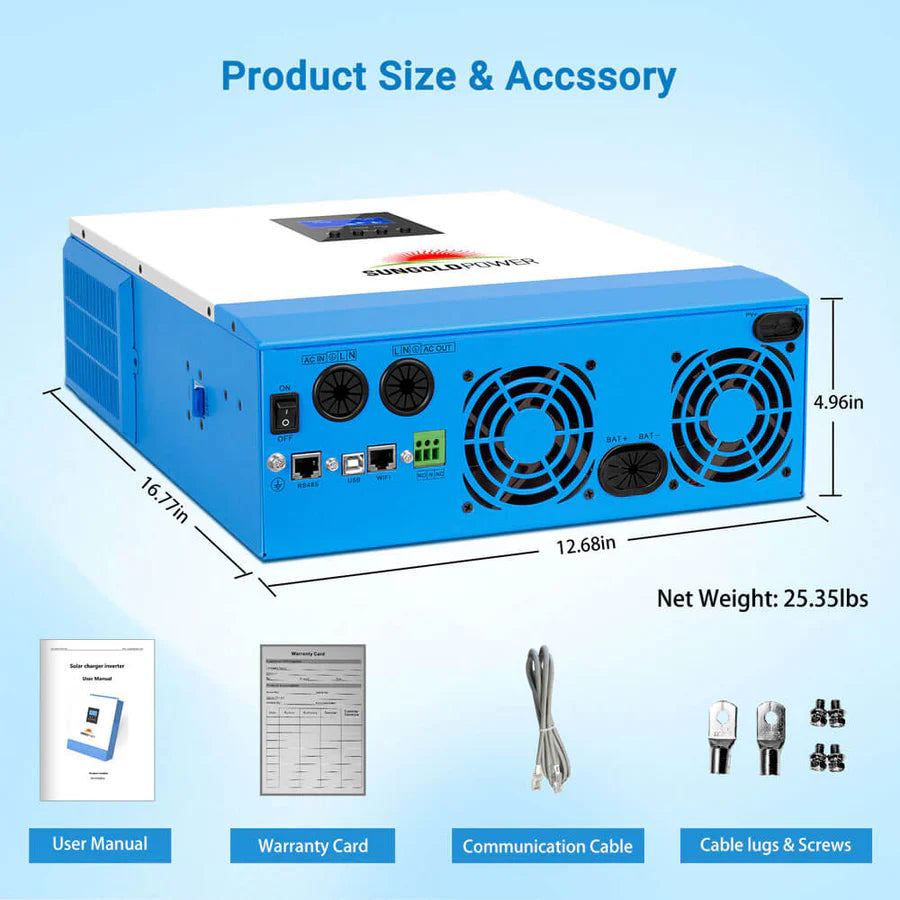 Sungold Power 5000W 48V Solar Charger Inverter