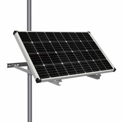 RICH SOLAR | Side Pole Mounts | Side Pole Mount for 1 Solar Panel | Designed for RICH SOLAR MEGA Series Solar Panels under 250W | Easy to Install Side Pole Mounts RICH SOLAR