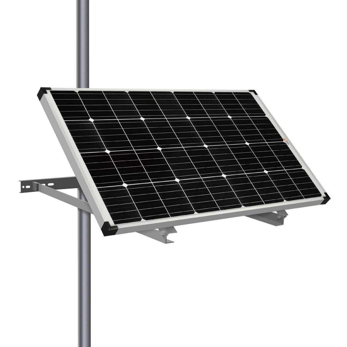 RICH SOLAR | Side Pole Mounts | Side Pole Mount for 1 Solar Panel | Designed for RICH SOLAR MEGA Series Solar Panels under 250W | Easy to Install Side Pole Mounts RICH SOLAR