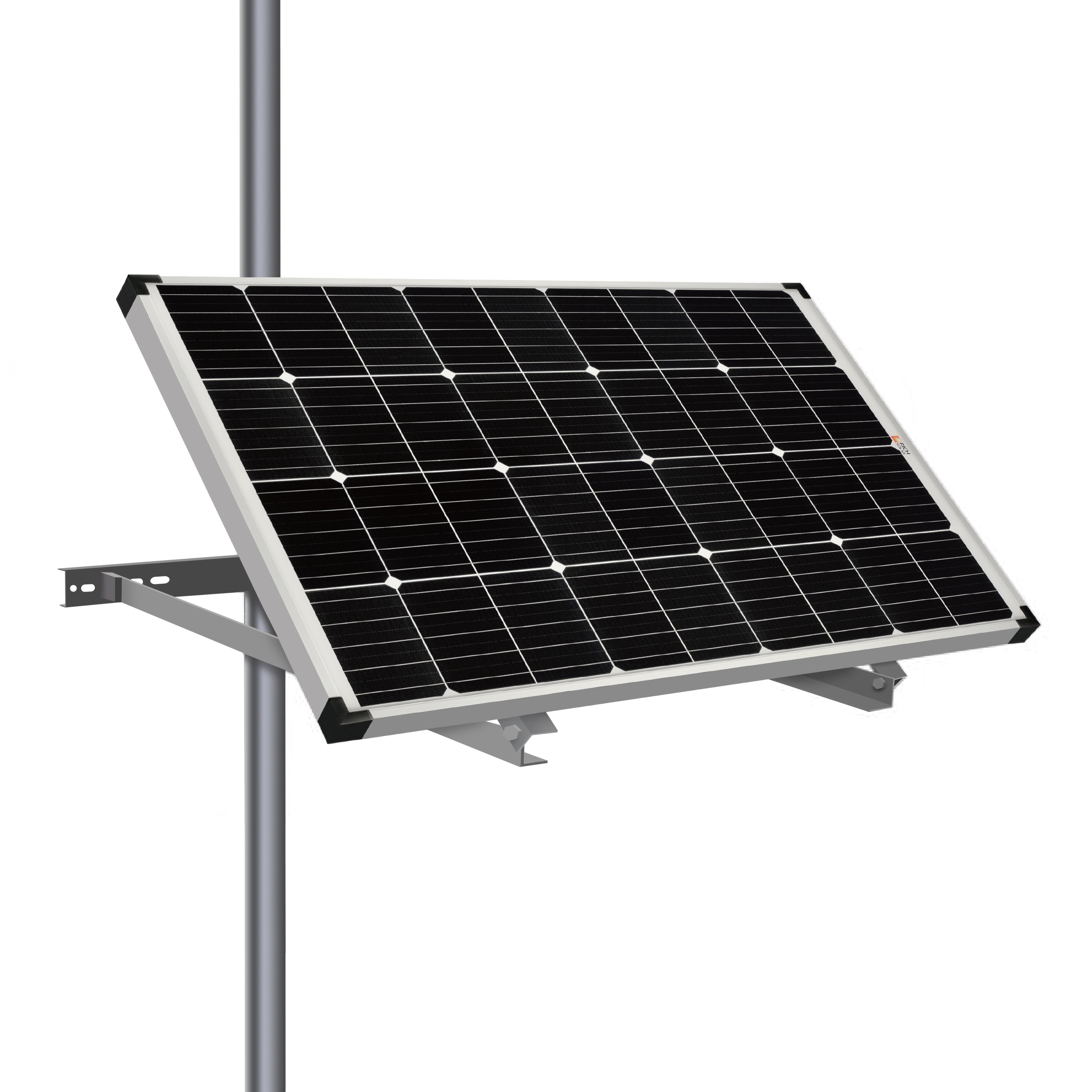 RICH SOLAR | Side Pole Mounts | Side Pole Mount for 1 Solar Panel | Designed for RICH SOLAR MEGA Series Solar Panels under 250W | Easy to Install